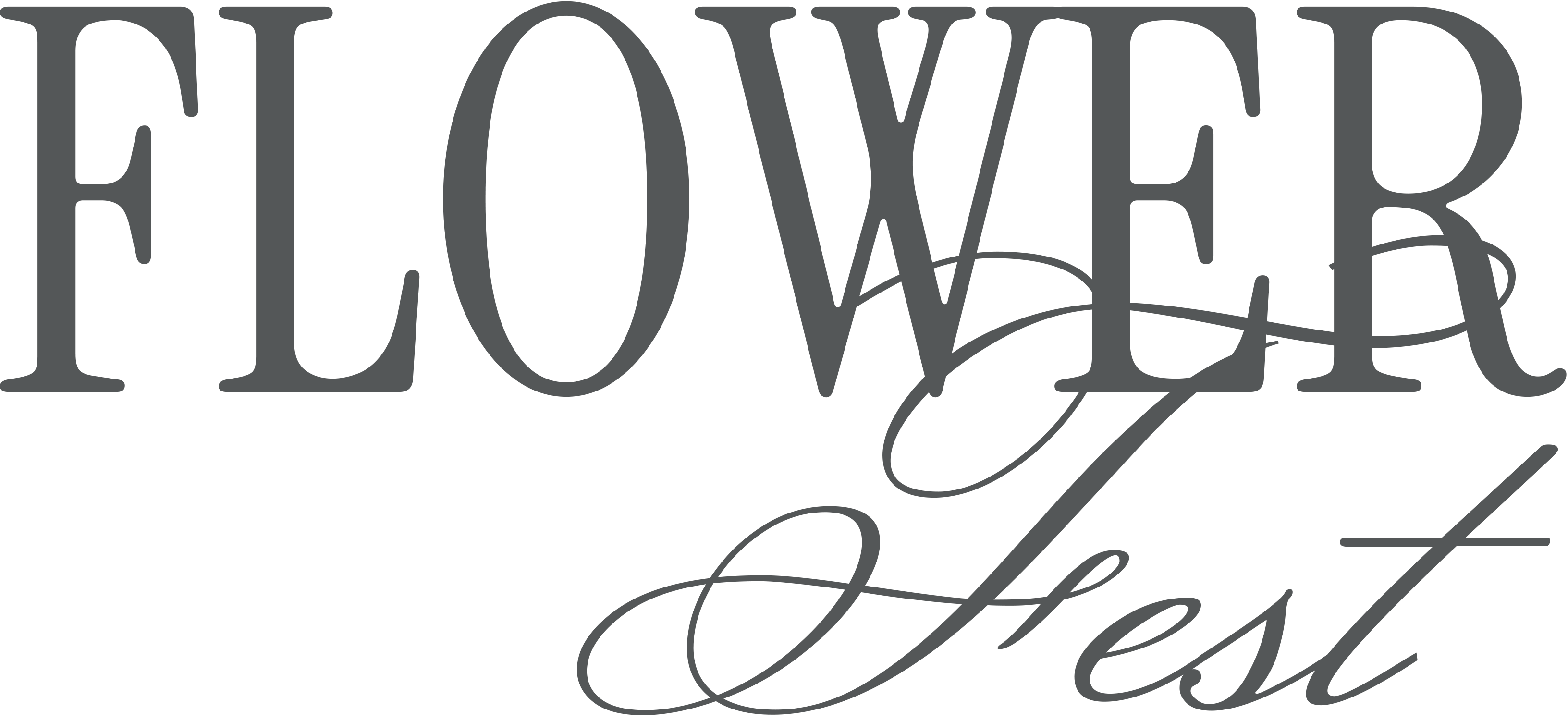 Texto que dice Flowers fest